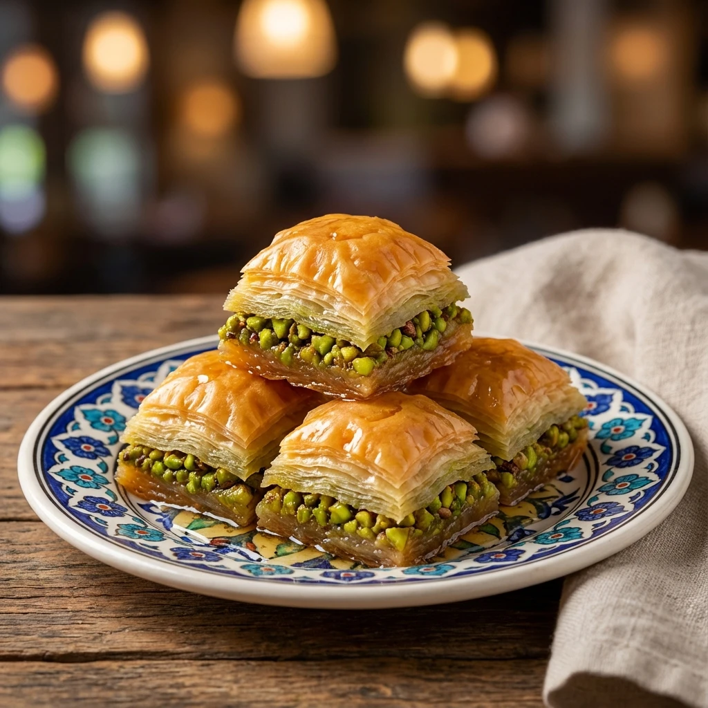 Baklava menü ürünü